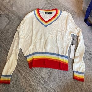 Central Park West Sweater Size small Cream